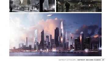 El libro de Detroit: Become Human muestra sus ilustraciones