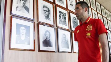 Novedad. El jugador del Villarreal Bruno es uno de los ocho de la lista de 25 que está ya en Las Rozas.