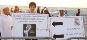 Ambientazo previo al Real Madrid-Milán