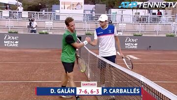 Carballés cae en cuartos del torneo de Santiago ante Galán