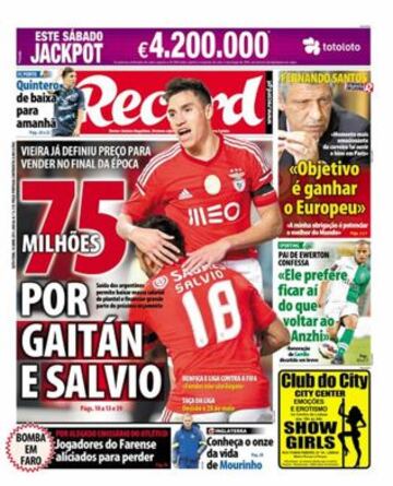 Portadas de la prensa deportiva