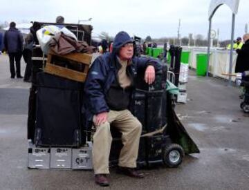 Once a year punters and betting shop regulars have their betting slips poised to plunge on Many Clouds with British bookies fearing 'Black Saturday' a fortnight after the hammering they took at the Cheltenham Festival. Reports suggest bookies lost up to £