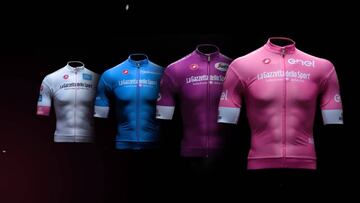 El Giro de Italia presenta los maillots para la edición 2018