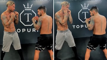 Sergio Ramos and Ilia Topuria’s explosive boxing training goes viral