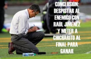 Chicharito salvó la noche del 'Tri' y se llevó los memes contra Chile