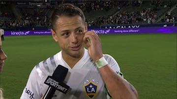 Chicharito emocionado por volver a marcar con Galaxy