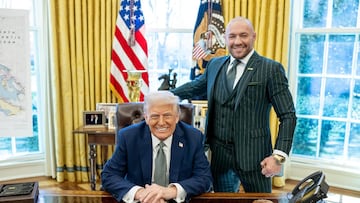 Donald Trump y Conor McGregor en la Casa Blanca.