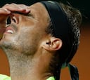 Nadal cae ante Schwartzman en Roma lastrado por su servicio