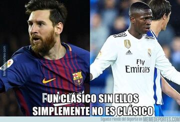 El Clásico: Los mejores memes del Barcelona - Real Madrid