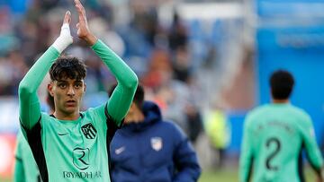 Abde Raihani agradece el apoyo a la afición del Atlético tras su debut con el primer equipo.