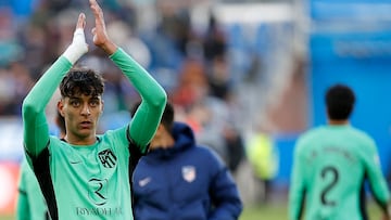 Abde Raihani agradece el apoyo a la afición del Atlético tras su debut con el primer equipo.