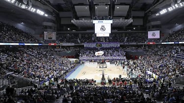 Lleno en el Wizink Center en un partido de Euroliga del Real Madrid.