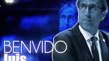 Cartel del Río Breogán anunciando la contratación de Luis Casimiro como su nuevo entrenador.
