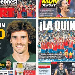 La prensa de Barcelona ya espera a Griezmann