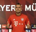 Vidal, cuatro años con el Bayern: "Aquí puedo ganar la Champions"