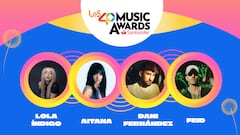 LOS40 Music Awards Santander 2025: todos los nominados y candidatos en cada categoría a los premios de la música