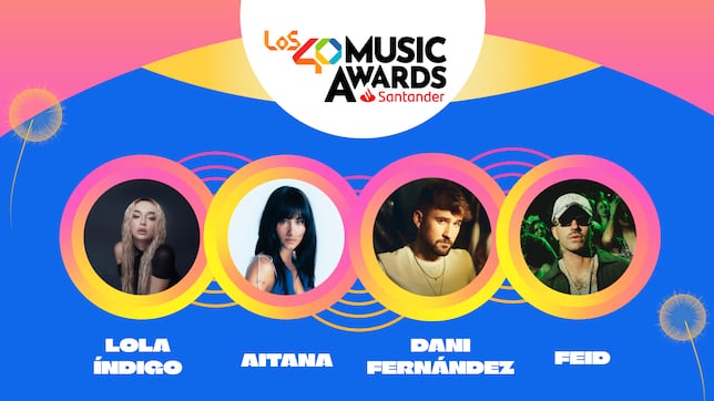 LOS40 Music Awards Santander 2025: todos los nominados y candidatos en cada categoría a los premios de la música