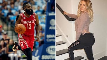 James Harden y Khloe Kardashian.