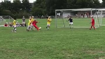 Incre¨ªble gol en ligas infantiles que est¨¢ rompiendo internet
