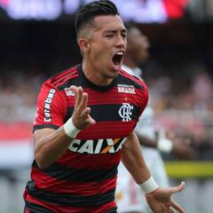 Fernando Uribe marca en empate de Fla ante Sao Paulo