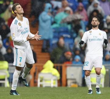 Cristiano Ronaldo and Isco.