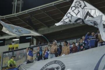 La hincha de Millonarios llenó el Campín para ver a su equipo ante Cúcuta Deportivo.