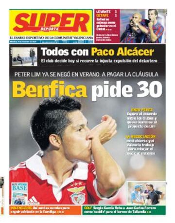 Portadas de la prensa deportiva