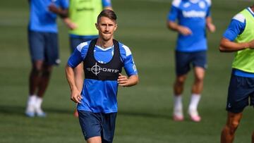 Szymanowski vuelve a entrenar con el Legan&eacute;s 316 d&iacute;as despu&eacute;s