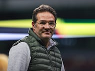 Antonio Sancho of Tigres during the game America vs Tigres UANL, corresponding to first leg match of great final the Torneo Apertura 2023 of the Liga BBVA MX Femenil, at Azteca Stadium, on November 24, 2023.
<br><br>
Antonio Sancho de Tigres durante el partido America vs Tigres UANL, correspondiente al partido de ida de la gran final del Torneo Apertura 2023 de la Liga BBVA MX Femenil, en el Estadio Azteca, el día 24 de noviembre de 2023.