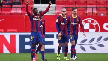 Sevilla 0 - Barcelona 2: resumen, resultado y goles. LaLiga Santander