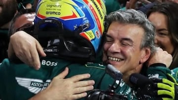 Fabrizio Borra y Fernando Alonso. F1 2023.