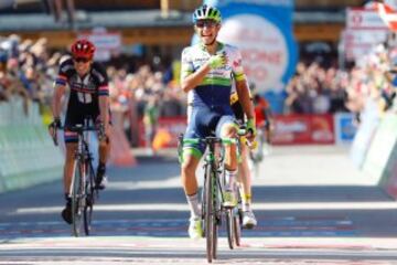 Esteban Chaves el ganador de la etapa reina del Giro de Italia