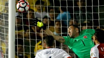 David Ospina, una delas figuras de Colombia en el triunfo contra Paraguay