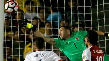 David Ospina, una delas figuras de Colombia en el triunfo contra Paraguay