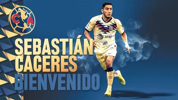 Sebastián Enzo Cáceres es originario de Montevideo, tiene 20 años y se desempeña como defensa central. El zaguero forma parte de la selección preolímpica y llegó al América para el Clausura 2020 procedente del Liverpool uruguayo.