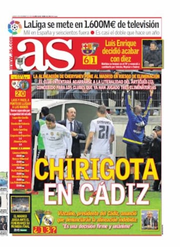 Las portadas de AS de diciembre