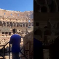El video que causa furor en redes: David Pizarro en el Coliseo de Roma tras el triunfo de la U