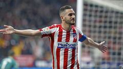 Alegr&iacute;a de Koke tras marcar el 2-1 en el Atl&eacute;tico-Villarreal: su regreso lo ha cambiado todo. 