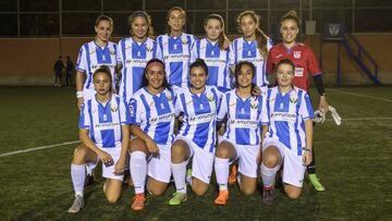 Primer once titular del Legan&eacute;s femenino en partido oficial.