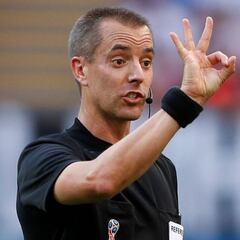 Mark Geiger, árbitro para el partido Colombia - Inglaterra