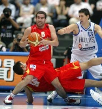 El 3 de septiembre de 2006 la Selección Española hizo historia al ganar por primera vez el oro en un Mundial de Baloncesto en Japón. La final fue contra Grecia.
Carlos Cabezas.