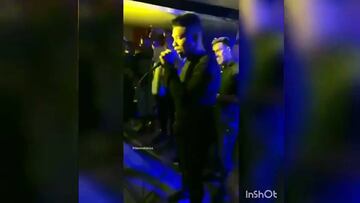 Fabra, dueño del micrófono: así fue su rap en el título de Boca