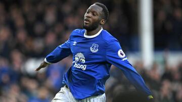 Lukaku celebra un gol. 