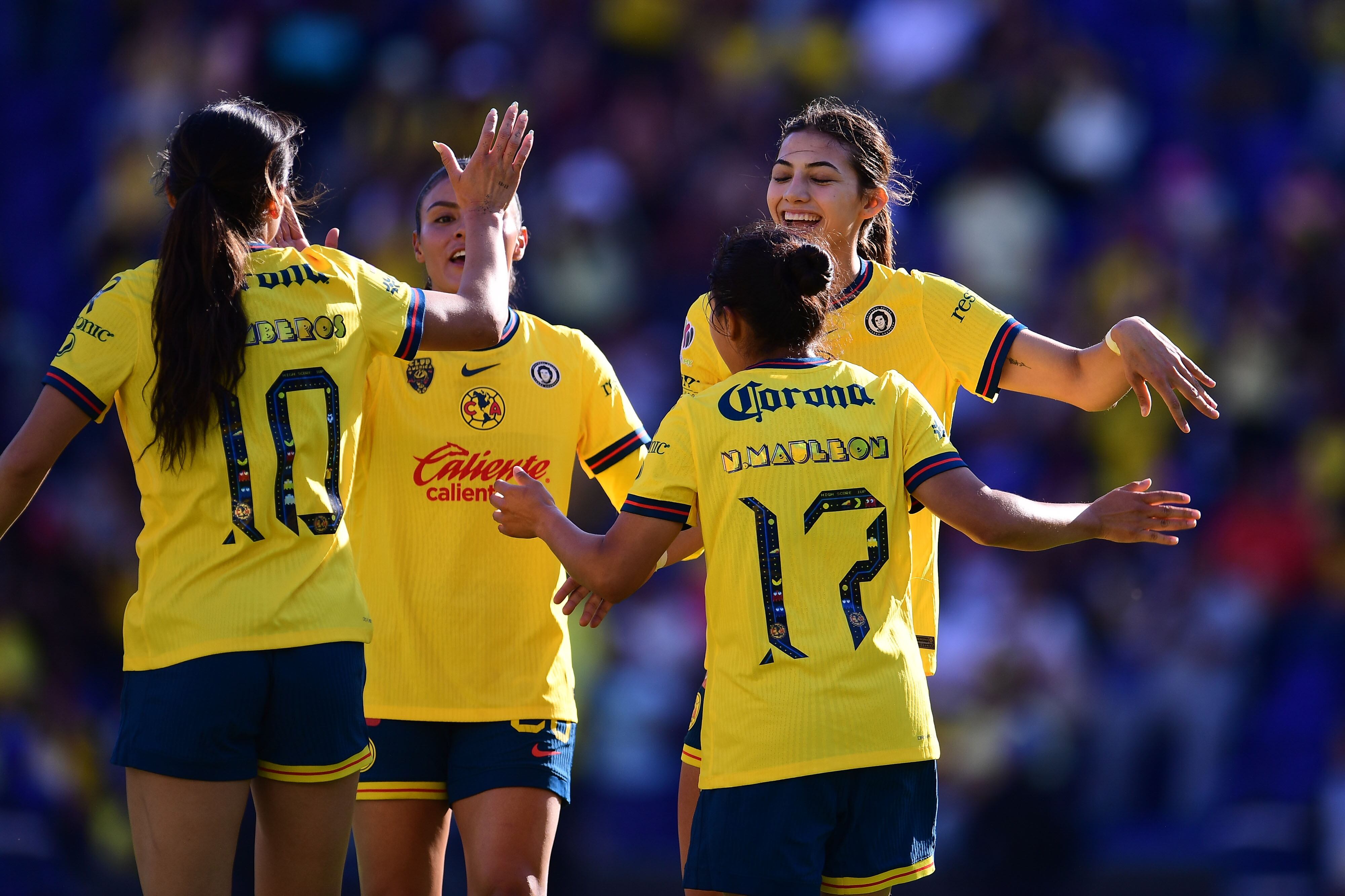 during the 16h round match between America and Tijuana as part of the Torneo Clausura 2025, Liga MX Femenil at Ciudad de los Deportes Stadium on April 13, 2025 in Mexico City, Mexico.