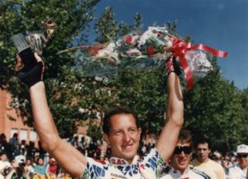 En 1986 ganó la 12ª etapa en la Vuelta a Colombia y quedo segundo y tercero en otras dos etapas