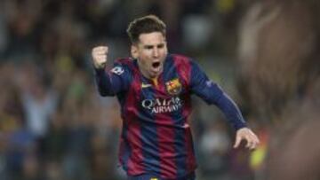 Lionel Messi, autor de dos goles.