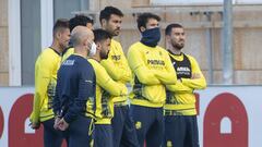 CASTELLON 15/12/2020
 ENTRENAMIENTO DEL VILLARREAL. GRUPO, IBORRA
 FOTOS ANGEL SANCHEZ