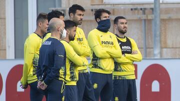 CASTELLON 15/12/2020
 ENTRENAMIENTO DEL VILLARREAL. GRUPO, IBORRA
 FOTOS ANGEL SANCHEZ