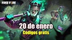 Códigos Free Fire de hoy 20 de enero de 2022; todas las recompensas gratis