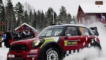 <b>'GAME OVER'. </b>El rally de Sordo acabó en el octavo tramo.